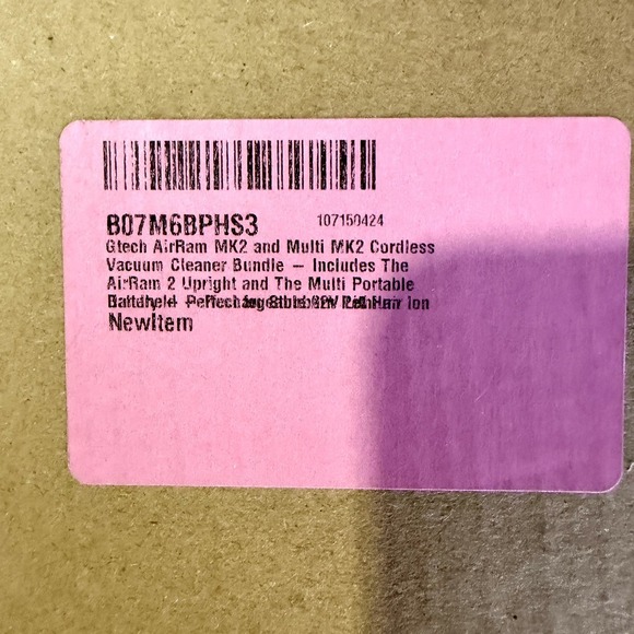 Gtech AirRam MK2 & Multi MK2 Cordless Vacuum Cleaner System Bundle New - Picture 12 of 14